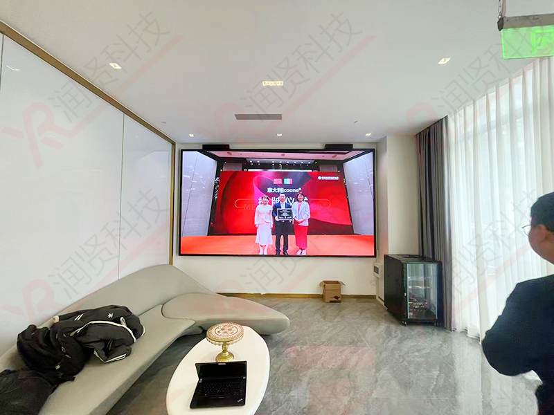 北京幸福美學醫療集團室內高清P1.5全彩LED顯示屏