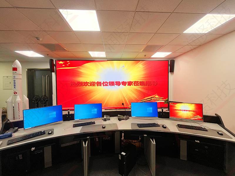 中國某航天航空室內高清P1.2LED顯示屏